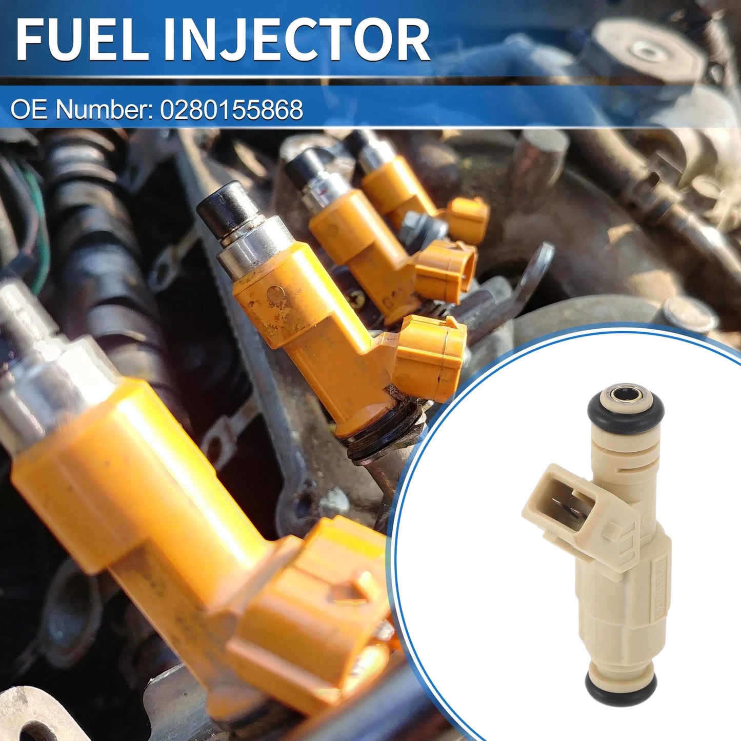 1 x Fuel Injector for Buick Park Avenue 3.8 (1996–2005)