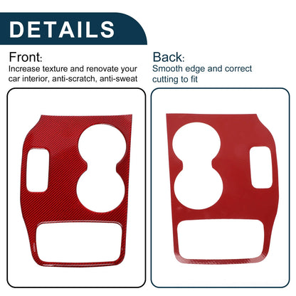 ABS Gear Shift Knob Cover for Jeep Grand Cherokee 2014-2015 Red
