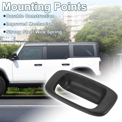 Tailgate Handle Bezel for Chevrolet Silverado & GMC Sierra Door Handles Black