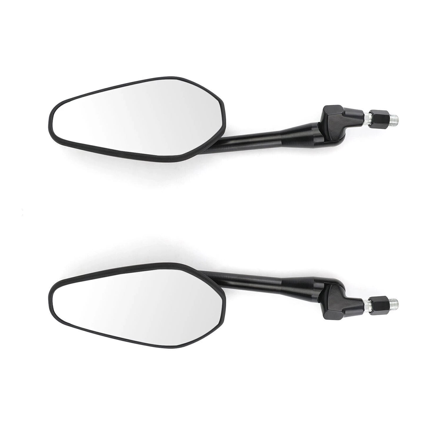 Pair Handlebar Mirrors for Moped Quad ATV Scooter (2010-2023)
