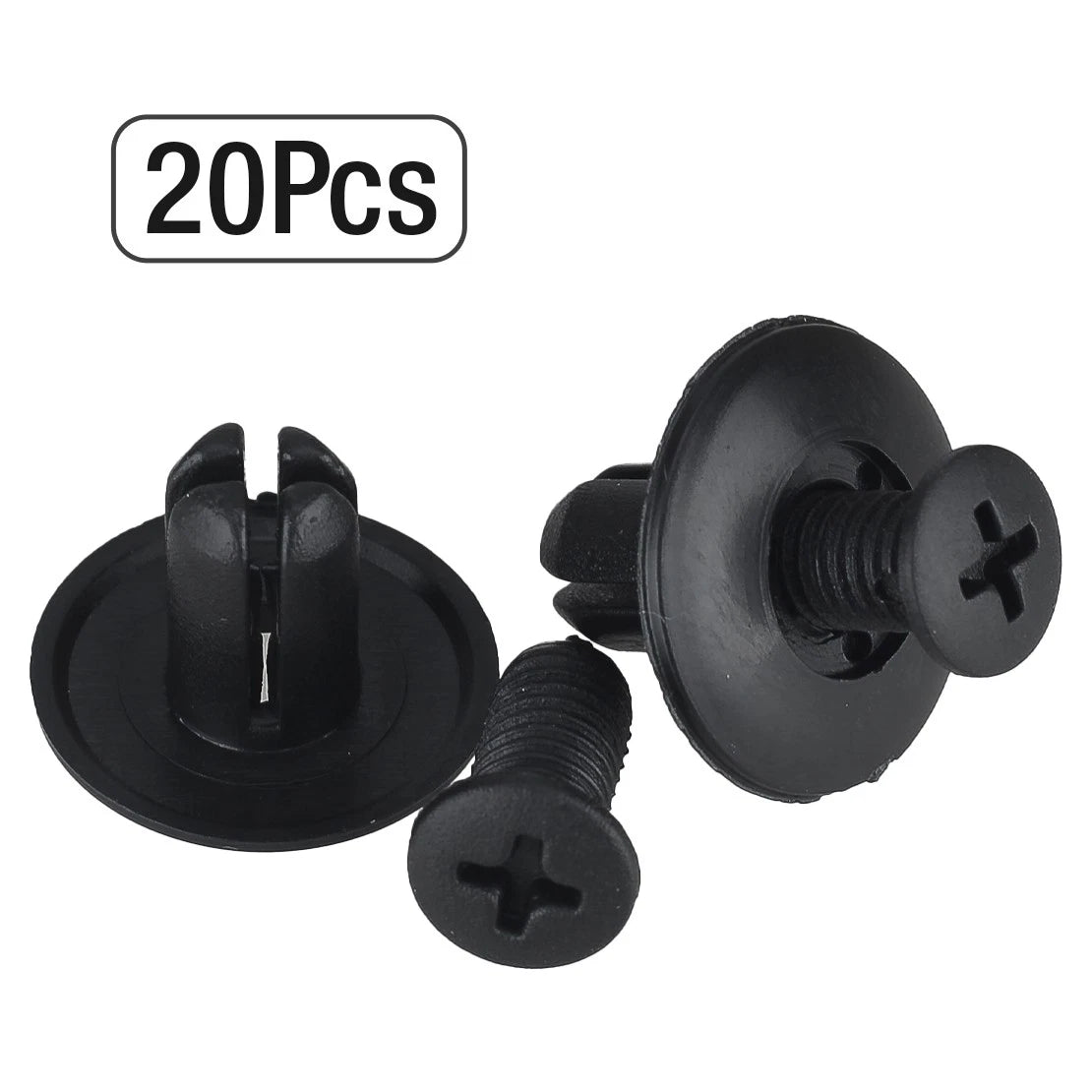 100pcs Clip Trim Push Pin Rivet Bumper Door Panel Retainers for Car
