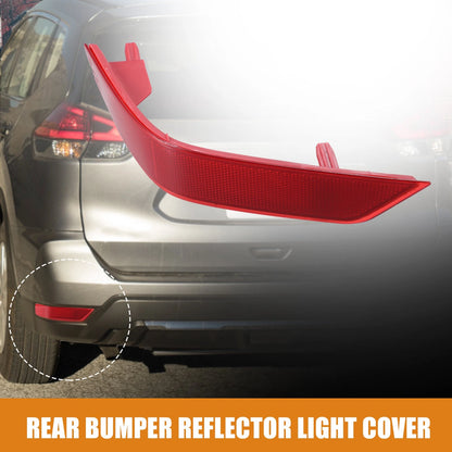 Rear Left Bumper Reflector Light Cover for Nissan Rogue (2014-2020)
