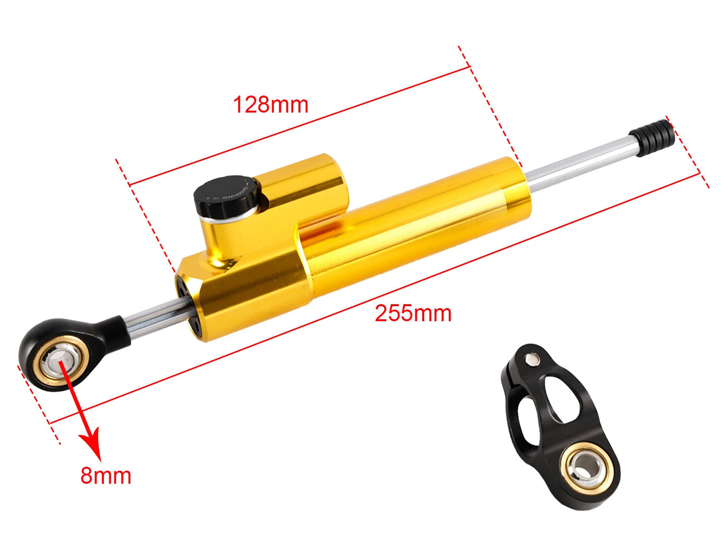 Steering Damper for Yamaha YZF-R3 (15) & YZF-R25 (14)