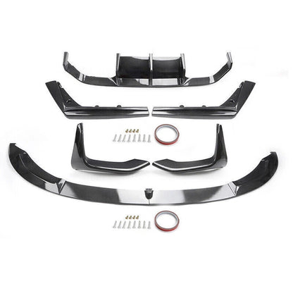 Carbon Fiber Bumper Diffuser Lip Spoiler for 2015-2020 BMW F80 M3 F82 M4