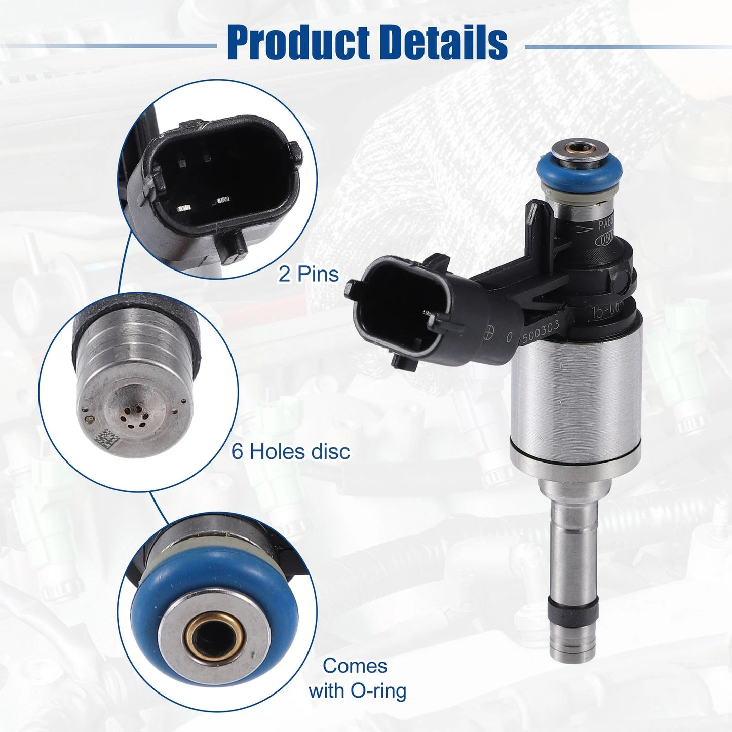 Fuel Injector Nozzle for Chevrolet Camaro LS LT 3.6L (2010-2011)