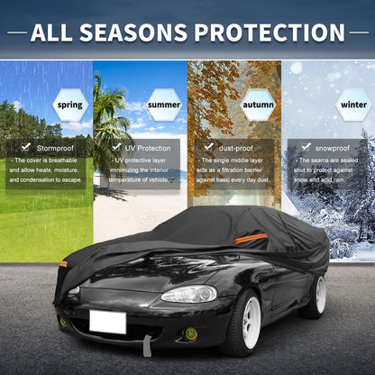 Waterproof Aluminum Film Car Cover for Mazda MX-5 Miata (2006-2015)