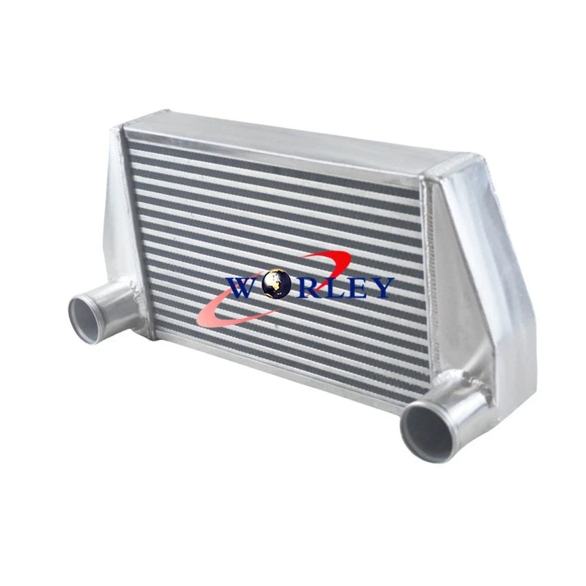 Universal V Mount Turbo Intercooler FMIC 25x12x3.5 2.75" Inlet Outlet