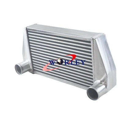 Universal V Mount Turbo Intercooler FMIC 25x12x3.5 2.75" Inlet Outlet