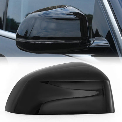 Black Passenger Side Mirror Cover Cap for BMW X3 X4 X5 X6 X7 G01 G02 G03
