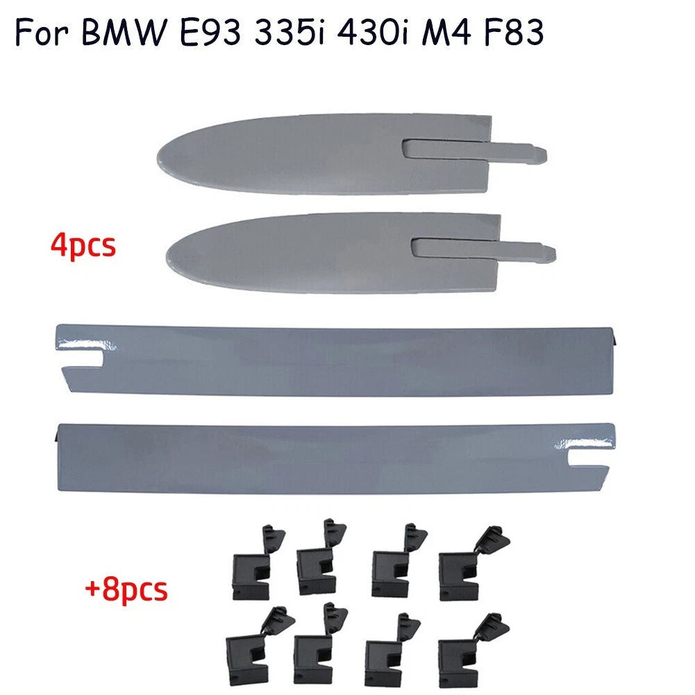 Roof Top Hinge Cover Left Right Clip Pair for BMW 3 Series (E93) (2007–2013)