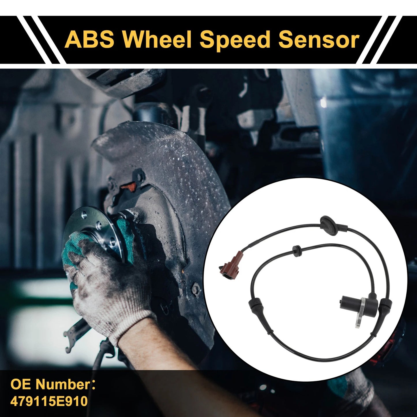 ABS Wheel Speed Sensor for Nissan Bluebird (1999-2006) 1 Pc