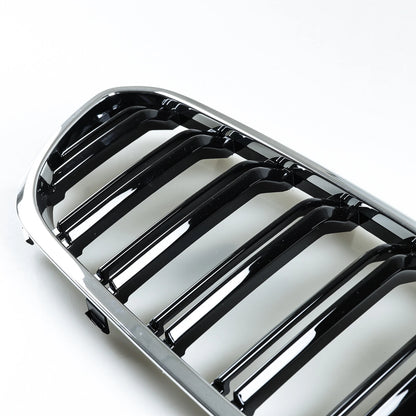 Double Rib Front Bumper Kidney Grille for BMW G30 G31 (2017-2023)