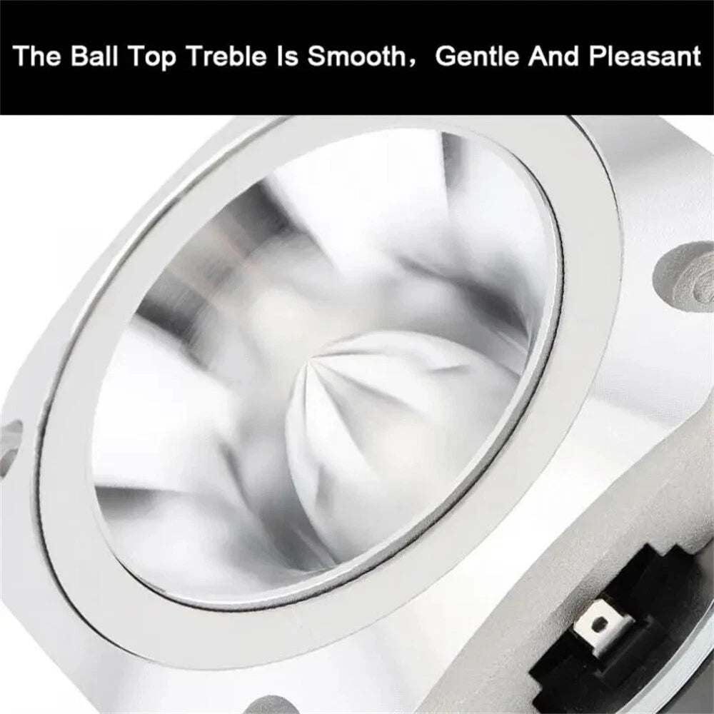 4" Silver Universal Aluminum Tweeter 600W for Car Stereo
