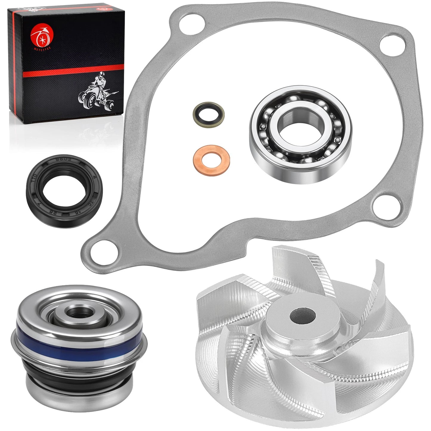 Water Pump Impeller Seal Gasket Bearing for Polaris Ranger 500 (1999–2013)