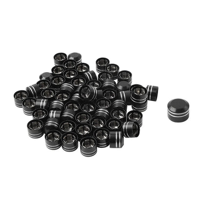60 x Motorcycle Chrome Engine Bolt Caps Covers for Harley Twin Cam (1999-2017)