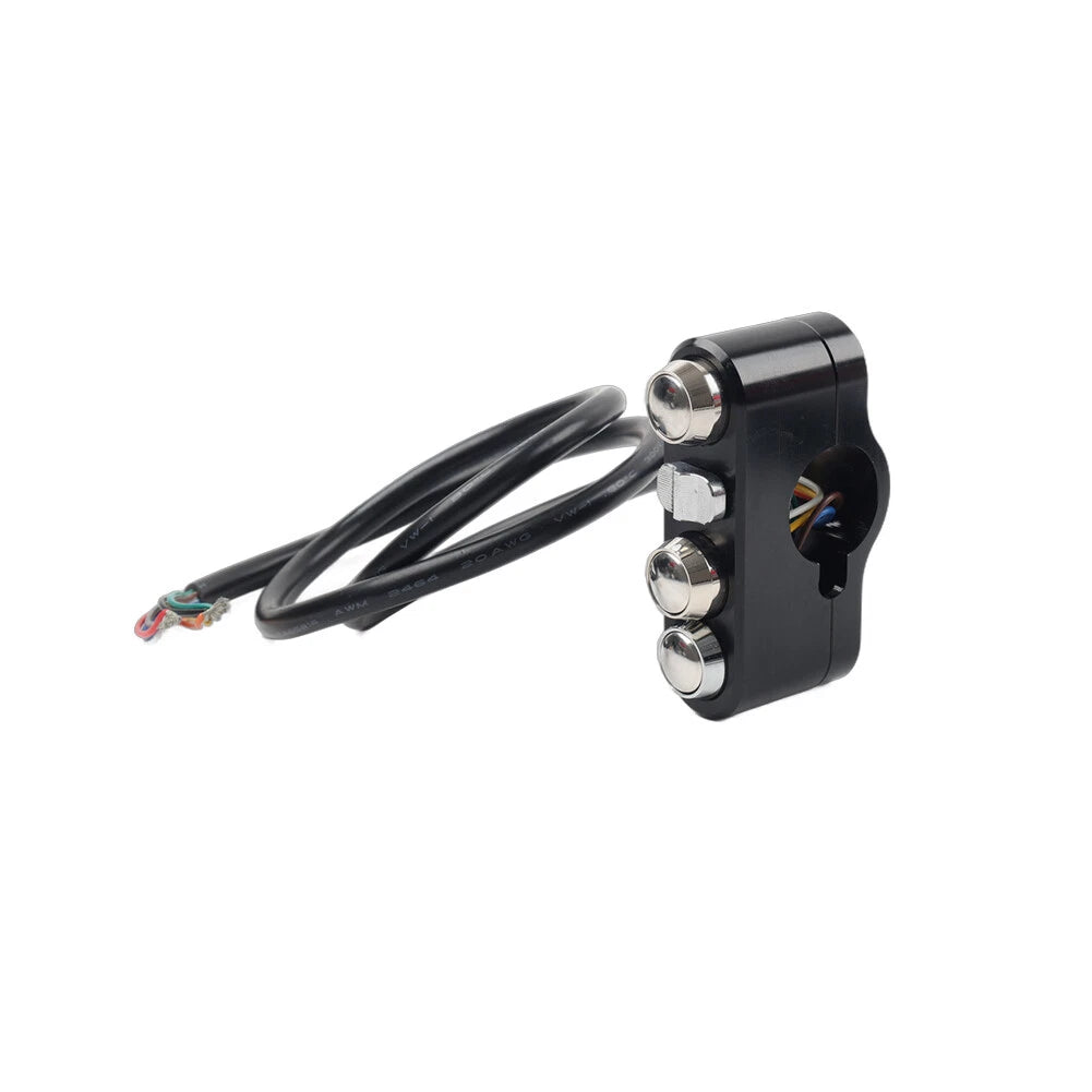 Handlebar Control Switches w/ Wiring Harness for Harley Dyna Sportster (2006-2023)