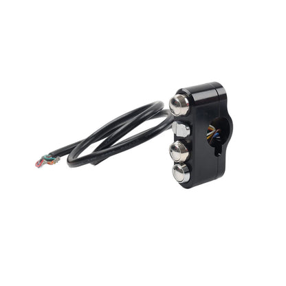 Handlebar Control Switches w/ Wiring Harness for Harley Dyna Sportster (2006-2023)