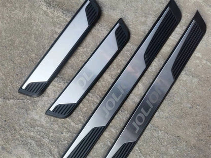 4 Pcs Stainless Door Sill Scuff Plate Covers for Haval JOLION (2021-2022)