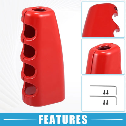 Handbrake Cover Grips Protector for Ford Mustang (2015-2021) Red