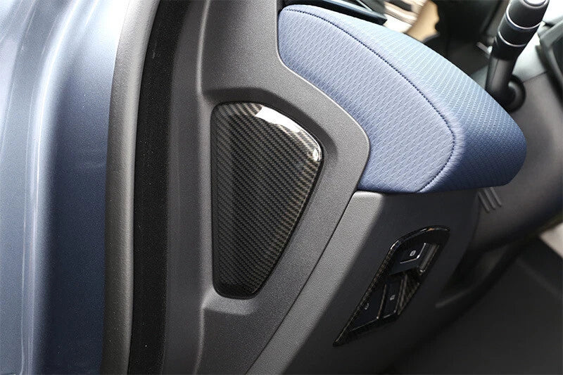 Carbon Fiber Side Dashboard Console Panel Cover Trim For Range Rover Velar