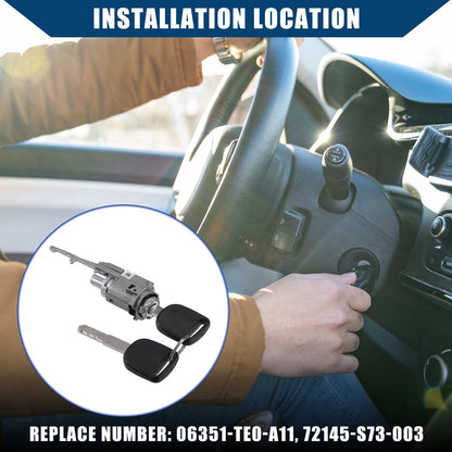 Ignition Switch Door Lock Cylinder for Honda Civic CR-V Element (2001-2011)
