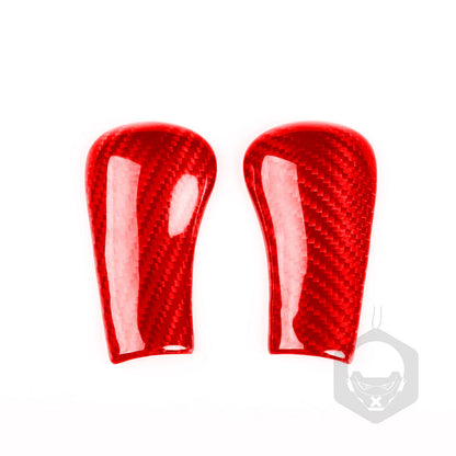 Red Gear Shift Knob Side Covers for NISSAN GTR R34 (1999-2002) 2 x