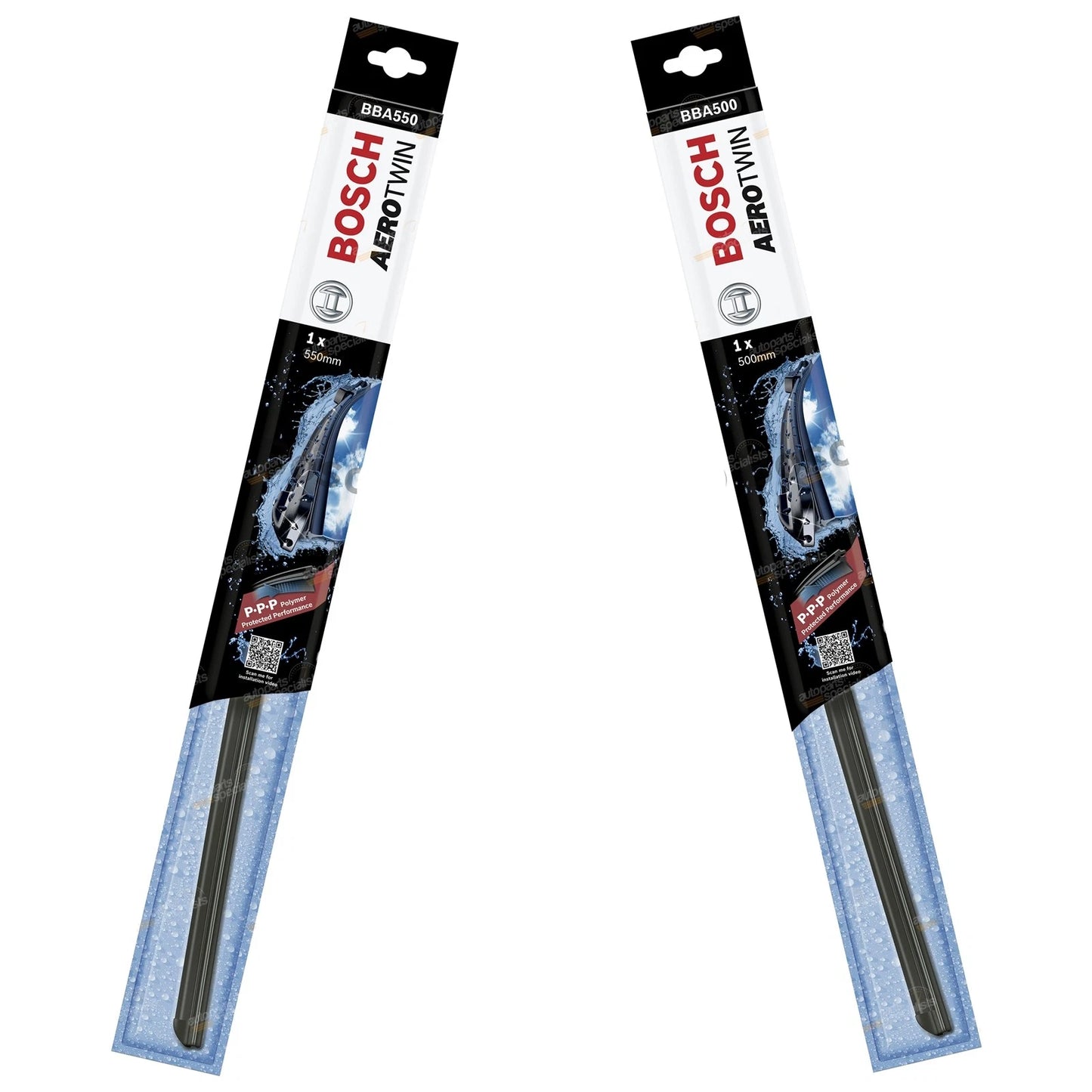 Front Pair Aerotwin Wiper Blades for Hyundai Santa Fe (2000-2006)
