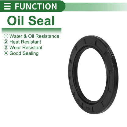 Oil Seal / 50x72x5mm / Rotary Shaft Seal NBR Rubber Black
