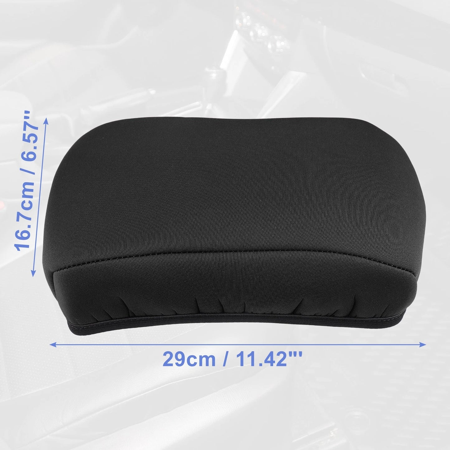 Center Console Armrest Box Cover for Toyota RAV4 (2014-2018) Black