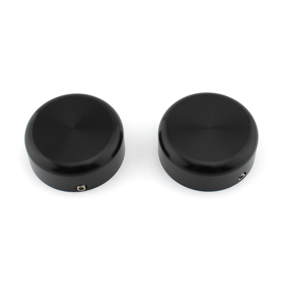 Black Front Fork Cover Caps for Harley Sportster S 1250 RH1250 S (2021-2023)