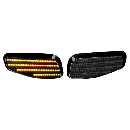 Front  Smoked Lens LED Amber Side Marker Lamp for Jeep Renegade (2015–2022)