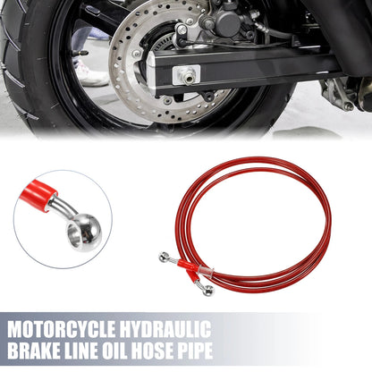 Brake Line 230cm 10mm ID Motorcycle Hydraulic Brake Hose Pipe for Motorcycle