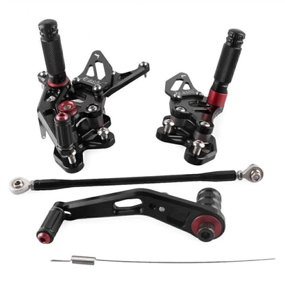 Rearsets Footpegs for Suzuki GSXR600 2015 Black
