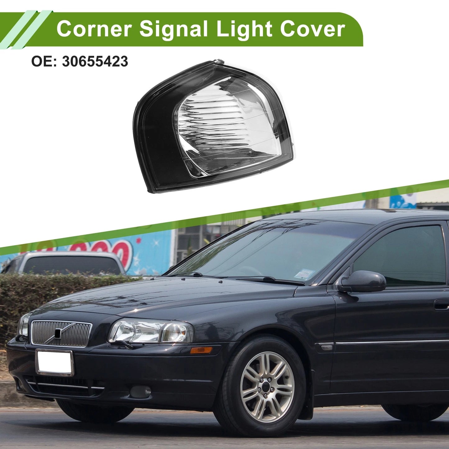 Right Corner Signal Light Cover for Volvo S80 (1999-2006)