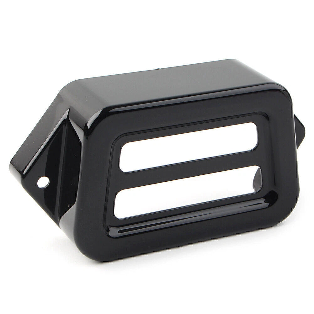 Black Voltage Regulator Cover for Harley Road Glide, Road King (1998-2008)
