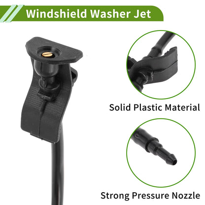 Windshield Washer Nozzle with Hose Connector for Ford (2015-2023)
