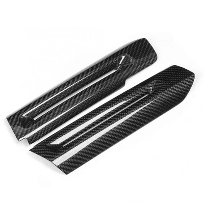 ABS Carbon Fiber Look Interior Door Armrest Covers for Ford Mustang (2015-2023)