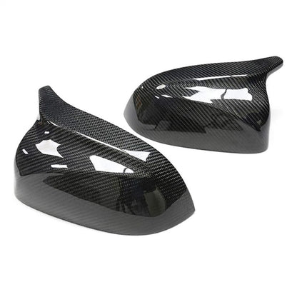 Real Carbon Fiber Side Mirror Cover Caps for BMW G05 X5, G01 G03, X4 (2018-2023)