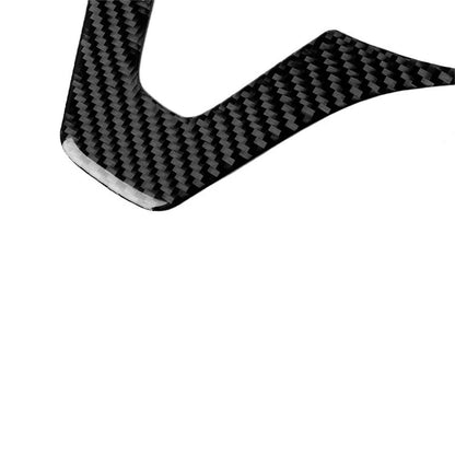 Carbon Fiber Steering Wheel Cover Sticker Trim For Benz W204 W205 W211 W203 C E