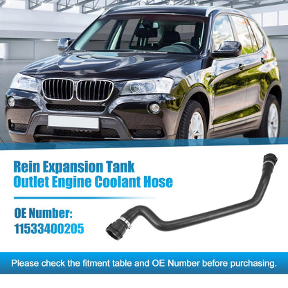 Expansion Tank Outlet Engine Coolant Hose for BMW X3 2.5L (2004-2010)