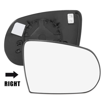 Heated Passenger Side Mirror Glass w/ Backing for Jeep Cherokee (2014-2019)
