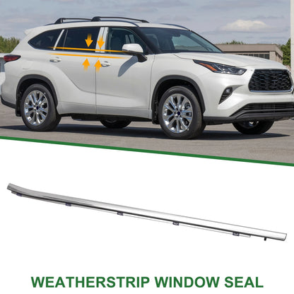 Front Left Weatherstrip Window Seal for Toyota Highlander (2001-2023)