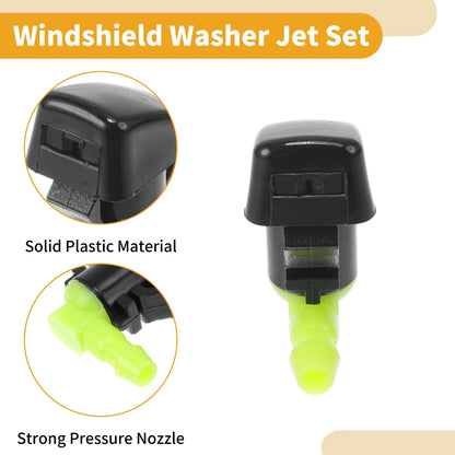 Windshield Washer Nozzle Kit for Ford Edge 2011-2014 (2 x Gaskets)