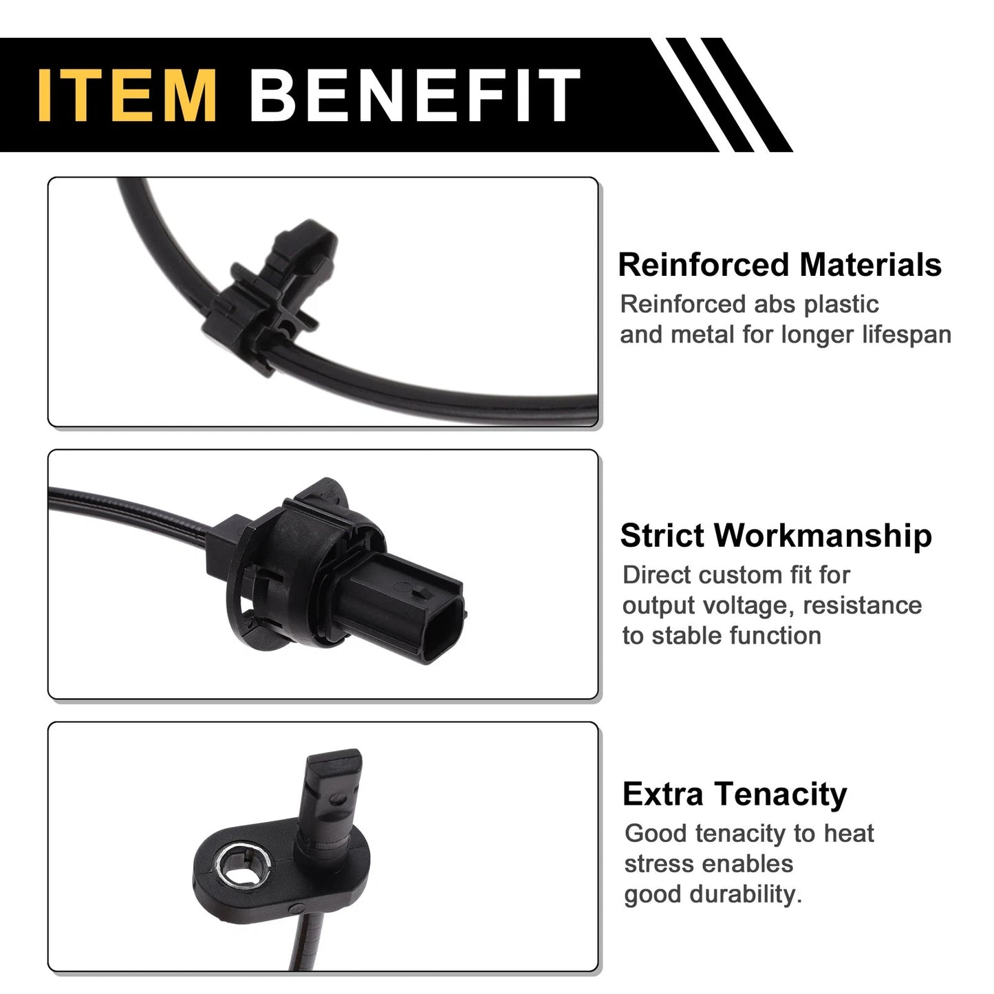 ABS Wheel Speed Sensor for Honda Crider (2014-2018) 1 x Right Front