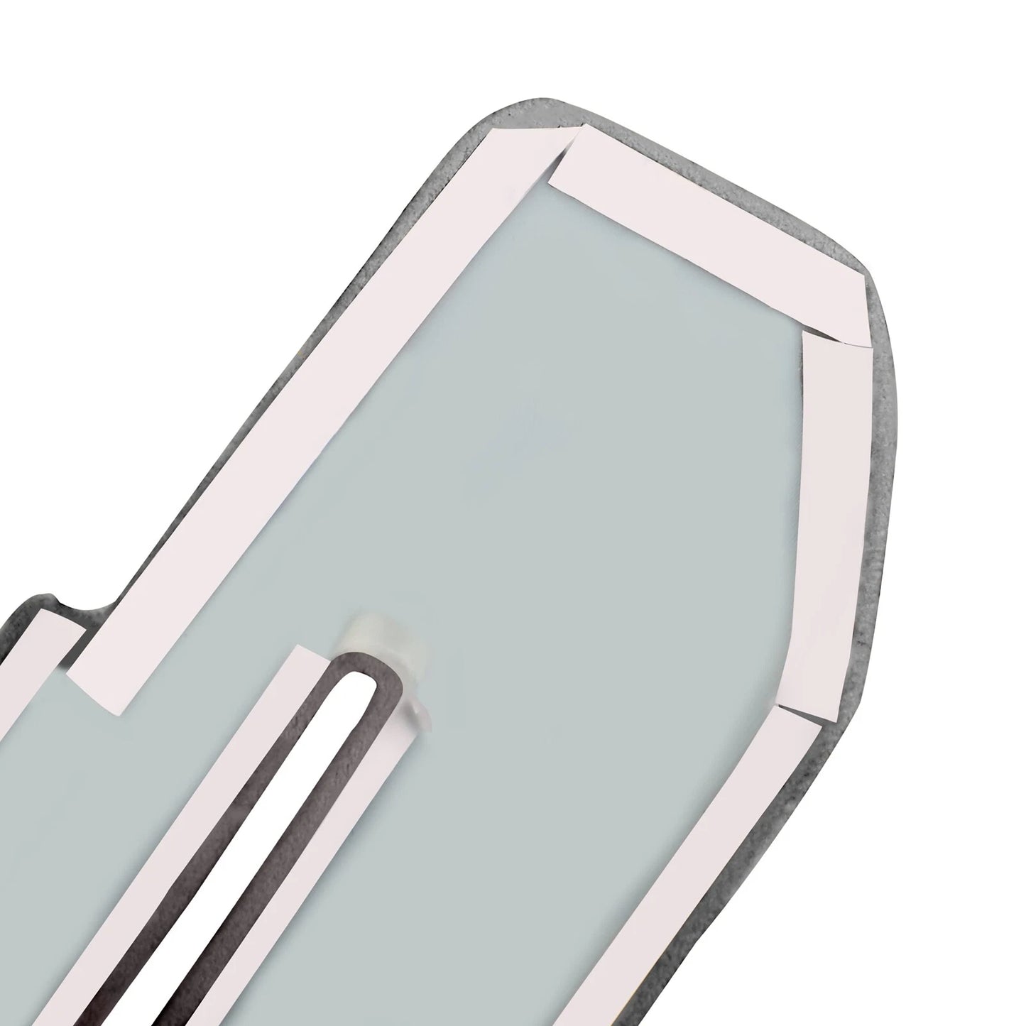 2 x Gray Door Side Handle Armrest Covers for Ford Mustang (2015-2020)