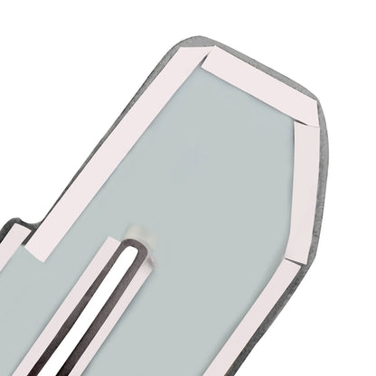 2 x Gray Door Side Handle Armrest Covers for Ford Mustang (2015-2020)