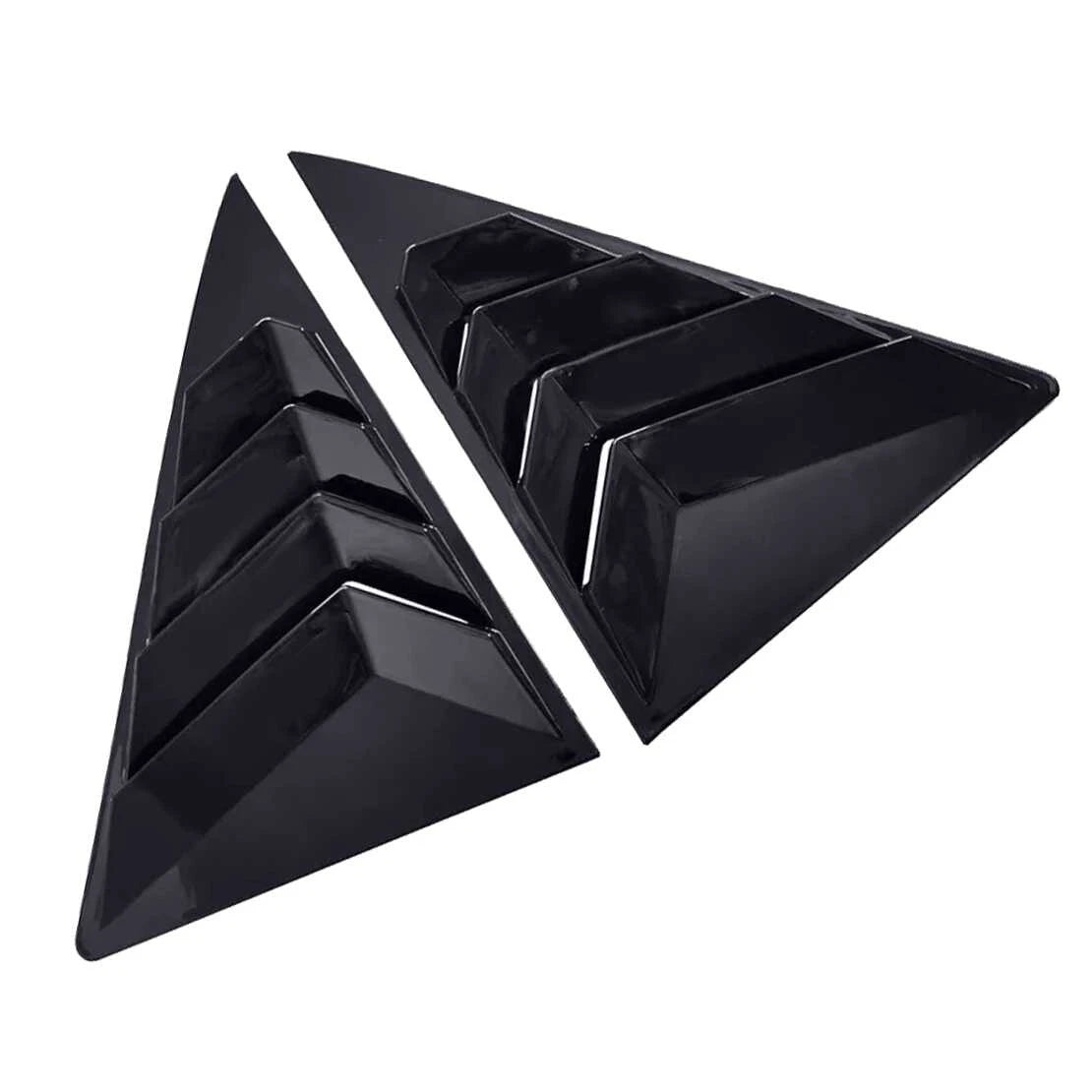 2 x Matte Black Side Window Louvers for Toyota Camry (2012-2017)