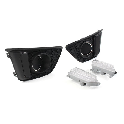 LED Daytime Running Lights Fog Lamp Assembly for Honda Fit Jazz (2014-2017)