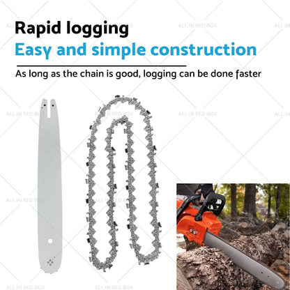 14'' Bar & Tungsten Chain Combo 3/8LP .043 50DL for Stihl 009 MS 210 C