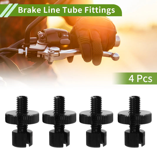 4 Pcs M8 Aluminum Clutch Brake Cable Adjuster Screw for Motorcycle
